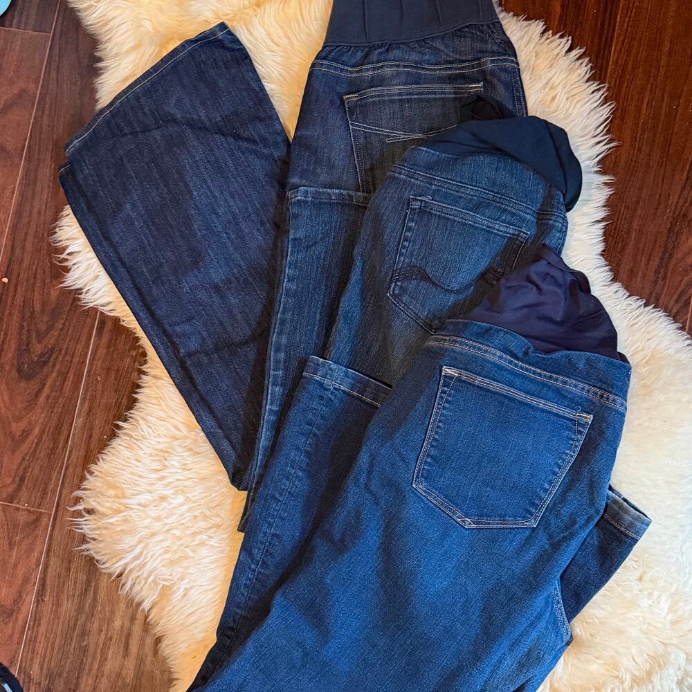 3 pairs of maternity jeans L/14